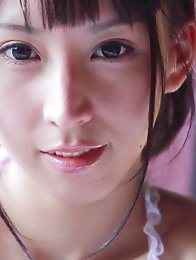 As the Director pulled Rinas thong down to her knees past her warm and tight little Japanese pussy lips, she just relaxed and enjoyed herself as her e