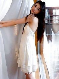 Maju Ozawa Asian shows sexy legs in elegant different dresses