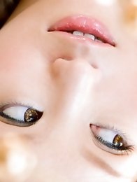 Sexy and horny Japanese av idol Miyu Sakurai shows her amazing naked body with twist