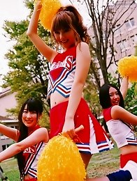 Nozomi Sasaki wearing a number of sexy outfits and uniforms