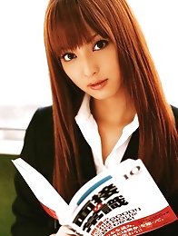 Nozomi Sasaki wearing a number of sexy outfits and uniforms