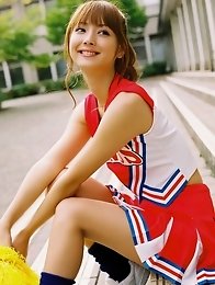 Nozomi Sasaki wearing a number of sexy outfits and uniforms