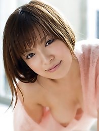 Sexy and busty redhead japan teen Ray Aoi shows nice tits