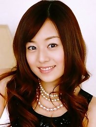 Jun Natsukawa looks adorbale in her short black and white dress