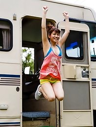 Beautiful and sexy Japanese av idol Ai Nikaido loves to play naked