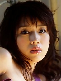 Miki Yabe poses for us in her bra and panties with sheer nylons