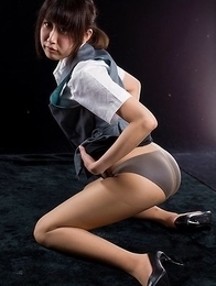 Karina Oshima is a horny teen that loves spreading her legs and getting fingered
