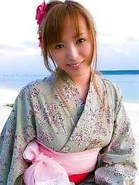 Passionate striptease from Japanese angel Yu Namiki