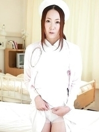 Hot nurse Mika Kojima wants to know if her pussy is in good health