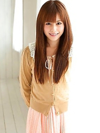 Watch how an Asian girl Cute Rina Rukawa is slowly undressing