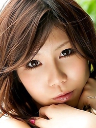 Reina Yuuki is fond of gentle striptease and flashing