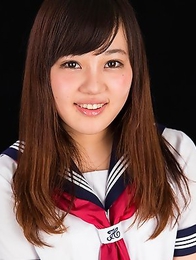 Schoolgirl Erena Yamamoto gets tied up and fed hard dick.