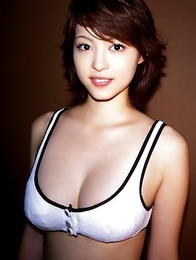 Mayuko Iwasa Asian shows big boobs after enjoying bike riding