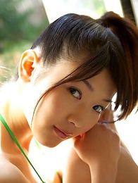 Noriko Kijima with firm ass is shy to get out in lingerie