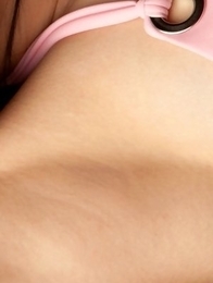 Yuuri Shiina shows ass in bikini and takes corset off